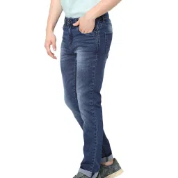 celio celio* Blue Slim Fit Lightly Washed Jeans image 3