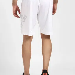adidas White Printed Shorts image 2