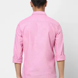 Jack & Jones Rose Pink Cotton Regular Fit Shirt image 2