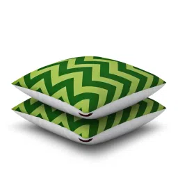 SEJ by Nisha Gupta Green Cushion Covers - Set of 2 image 2