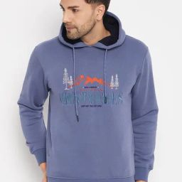 Duke Air Force Regular Fit Printed Hooded Sweatshirt-picture-15