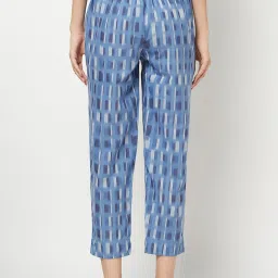 Fabindia Blue Cotton Printed Capris image 2