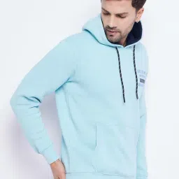 Duke Sky Nep Regular Fit Printed Hooded Sweatshirt image 3