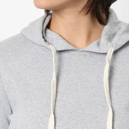 Campus Sutra Grey Cotton Sweatshirt image 4
