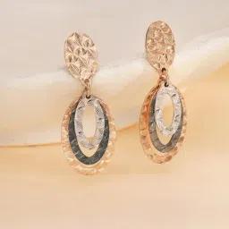 P.N.Gadgil Jewellers 18k (750) Yellow Gold Starlit Spark Drops & Dangler Earrings-picture-10