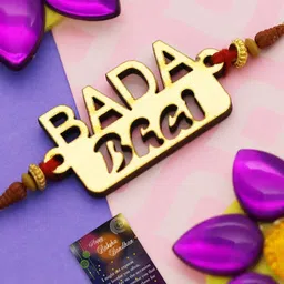 Silver Shine Rakhi With Roli Chawal Greeting Card-picture-30