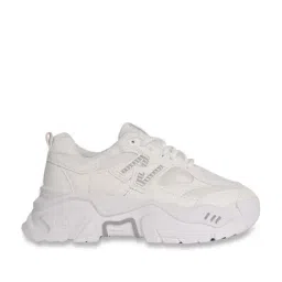 Jove Women's White Casual Sneakers image 2