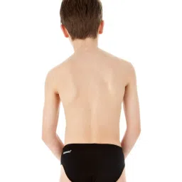 Speedo Kids Black Solid Brief image 2