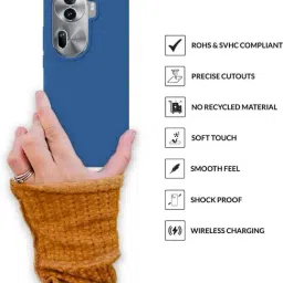 Sprig Back Cover for Oppo Reno 11 Pro (Blue) image 4