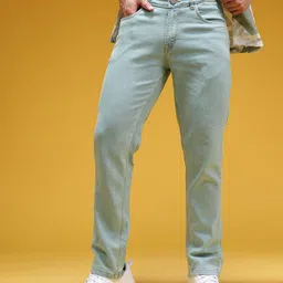 HERE&NOW Men Slim Fit Mid-Rise Vintage Wash Stretchable Jeans-picture-28