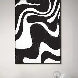 nestroots A Storm Within The Silence White & Black Canvas Wall Art-picture-13