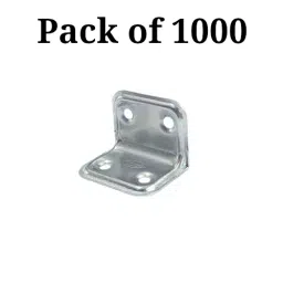 Ebco RA Connector Zinc White Finish, 25 x35 mm Size for Right Angle Joints, RAC2535-ZW (Pack of 1000) image 2