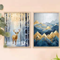 WALLLANE Brown Wood Wall Art-picture-41