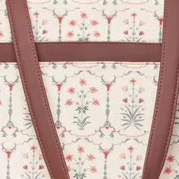 ZOUK Women Ethnic Motifs Printed Shopper Leather Tote Bag image 2