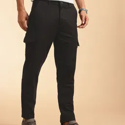 French Connection Men Regular Fit Cargos Trousers image 3