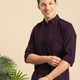 Mast & Harbour Men Standard Pure Cotton Casual Shirt-picture-10