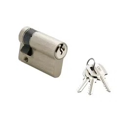Quba Euro Profile Half Cylinder With Regular Key Brass 30 mm AB Finish, Q HK-picture-47