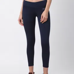 GOLDSTROMS Women Navy Blue Solid Dri Fit Tights-picture-28