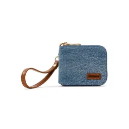 MIRAGGIO Fabia Denim Zip - Around Wallet For Women -Blue (S)-image-34