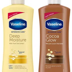 Vaseline Cocoa Glow Body Lotion With Cocoa And Shea Butter,- 400 Ml & Body Lotion 400 Ml, Daily Moisturizer For Dry Skin, image 1