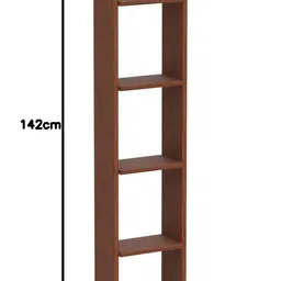 CRAFT D ARTS Art Solid sheesham Wood Bookshelf/Display Rack | Natural Finish image 2