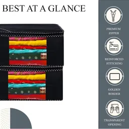 AMAK INC Black Fabric Multi-Utility Wardrobe Organisers image 5