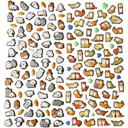 FunBlast 3D Animal Figure Puffy Stickers Set 2 Sheets Multicolor-picture-24