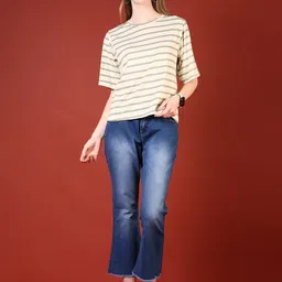 V-Mart Women Bootcut Light Fade Jeans image 4