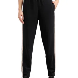 SKECHERS Women Black Contrast Tape Joggers-image-45