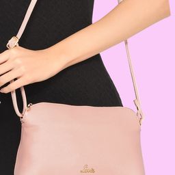 Lavie Archer Women Pink Textured Sling bag-picture-29