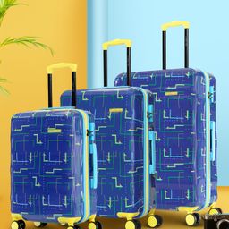 Nasher Miles Denver Set Of 3 Hard-Sided Cabin Medium and Large Trolley Suitcases - 228.0 L-picture-39