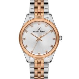 Daniel Klein Premium Silver-Toned Dial & Multicolor Straps Analogue Watch-DK.1.13258-4-picture-5