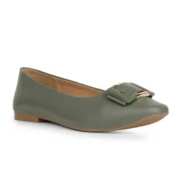 Bata Green Casual Ballerina for Women-picture-29