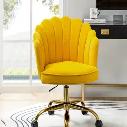 Doe Buck Cheylee Study Chair Yellow image 1