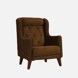 home lifestylez Ruby Accent Chair in Brown Colour image 1