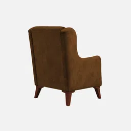 home lifestylez Ruby Accent Chair in Brown Colour image 4