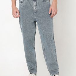 R&B Men Relaxed Fit Mid-Rise Heavy Fade Jeans-picture-48
