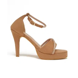 VALIOSAA Suede Party Stiletto Sandals image 5