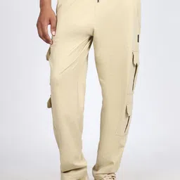 KLOTHFIT Men Low-Rise Baggy Cargos Trousers image 1