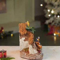 Little Surprise Box LLP Brown Light & Musical Jesus Family Christmas Showpiece image 4