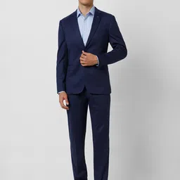 Van Heusen Textured Ultra Slim Fit Single-Breasted Two Piece Formal Suit image 5