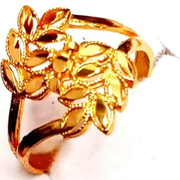 Nawab Collection Women Gold Ring image 4
