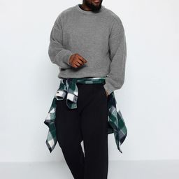 Trendyol Men Ribbed Pullover-picture-6