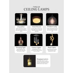 Devansh Red Solid Iron Conical Hanging Light image 4