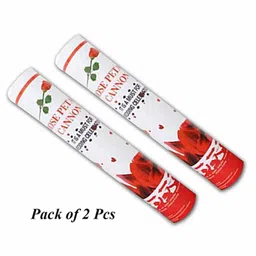 Shopperskart Paper Rose Petals Party Popper Red - Pack of 2-picture-0