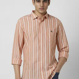 Van Heusen Sport Men Slim Fit Opaque Striped Casual Shirt-image-18