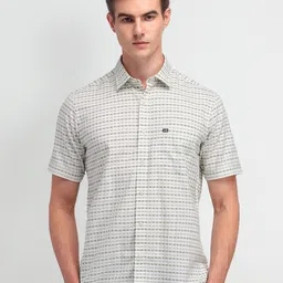 Arrow Sport Men Classic Opaque Checked Casual Shirt-picture-33