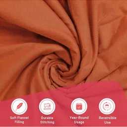 LIVSPACE Orange & Orange AC Room 110 GSM Dohar image 2