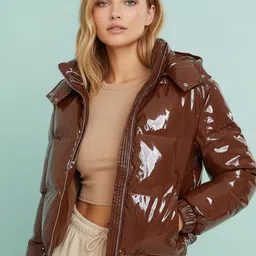 Mast & Harbour Shawl Collar Long Sleeves Padded Jacket-picture-17