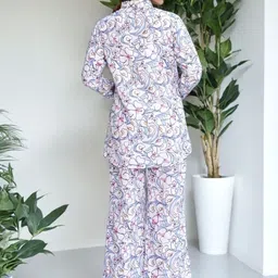 SZN Printed Shirt With Trousers Co-Ords image 3